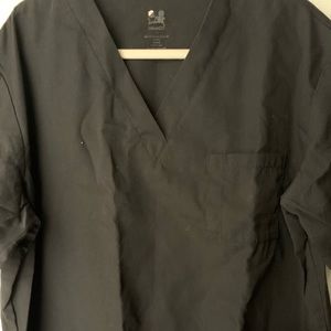 Black Medical Scrub Set